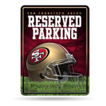 Wholesale NFL San Francisco 49ers 8.5" x 11" Metal Parking Sign - Great for Man Cave, Bed Room, Office, Home Décor By Rico Industries