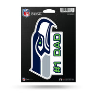 Wholesale NFL Seattle Seahawks 5" x 7" Vinyl Die-Cut Decal - Car/Truck/Home Accessory By Rico Industries