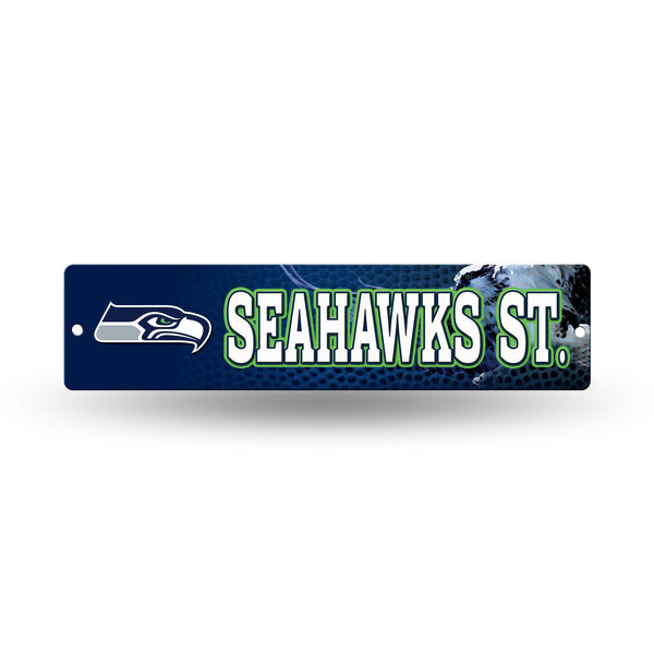 Wholesale NFL Seattle Seahawks Plastic 4" x 16" Street Sign By Rico Industries