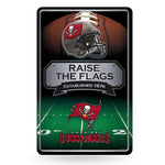 Wholesale NFL Tampa Bay Buccaneers 11" x 17" Large Metal Home Décor Sign By Rico Industries