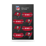 Wholesale NFL Tampa Bay Buccaneers Peel & Stick Temporary Tattoos - Eye Black - Game Day Approved! By Rico Industries