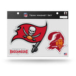 Wholesale NFL Tampa Bay Buccaneers Team Magnet Set 8.5" x 11" - Home Décor - Regrigerator, Office, Kitchen By Rico Industries
