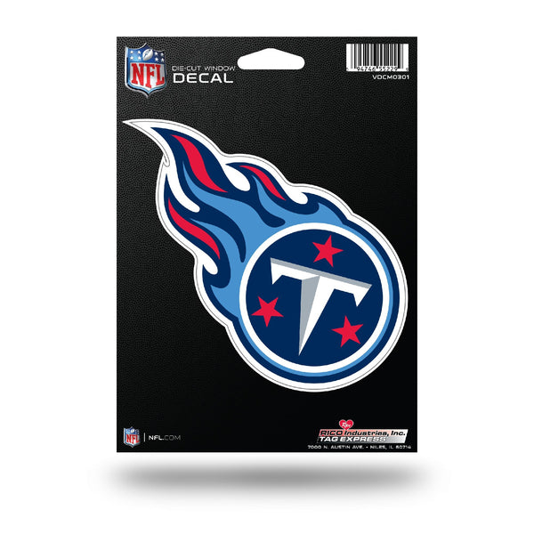 Wholesale NFL Tennessee Titans 5" x 7" Vinyl Die-Cut Decal - Car/Truck/Home Accessory By Rico Industries