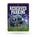 Wholesale NFL Tennessee Titans 8.5" x 11" Metal Parking Sign - Great for Man Cave, Bed Room, Office, Home Décor By Rico Industries