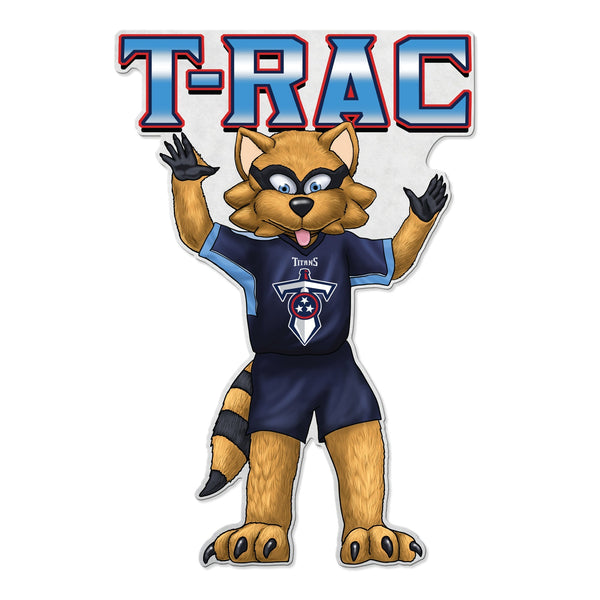 Wholesale NFL Tennessee Titans Classic Mascot Shape Cut Pennant - Home and Living Room Décor - Soft Felt EZ to Hang By Rico Industries