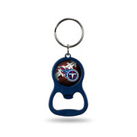 Wholesale NFL Tennessee Titans Metal Keychain - Beverage Bottle Opener With Key Ring - Pocket Size By Rico Industries