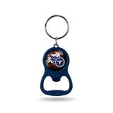Wholesale NFL Tennessee Titans Metal Keychain - Beverage Bottle Opener With Key Ring - Pocket Size By Rico Industries
