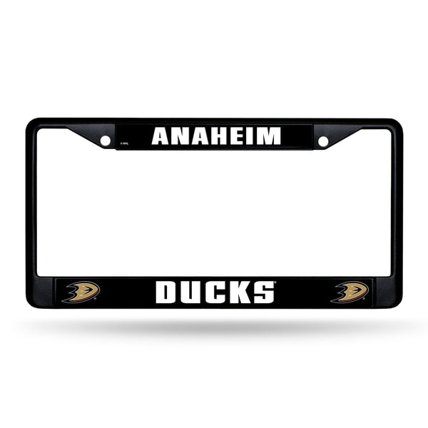 Wholesale NHL Anaheim Ducks 12" x 6" Black Metal Car/Truck Frame Automobile Accessory By Rico Industries