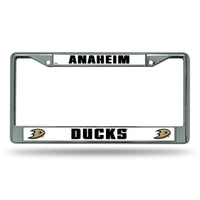 Wholesale NHL Anaheim Ducks 12" x 6" Silver Chrome Car/Truck/SUV Auto Accessory By Rico Industries