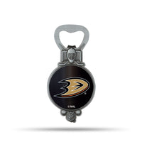 Wholesale NHL Anaheim Ducks Magnetic Bottle Opener, Stainless Steel, Strong Magnet to Display on Fridge By Rico Industries