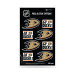 Wholesale NHL Anaheim Ducks Peel & Stick Temporary Tattoos - Eye Black - Game Day Approved! By Rico Industries