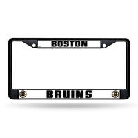 Wholesale NHL Boston Bruins 12" x 6" Black Metal Car/Truck Frame Automobile Accessory By Rico Industries