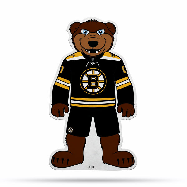 Wholesale NHL Boston Bruins Classic Mascot Shape Cut Pennant - Home and Living Room Décor - Soft Felt EZ to Hang By Rico Industries