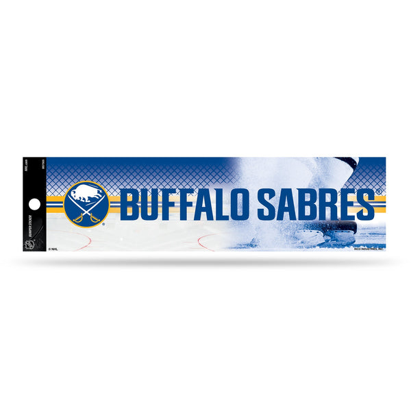 Wholesale NHL Buffalo Sabres 3" x 12" Car/Truck/Jeep Bumper Sticker By Rico Industries