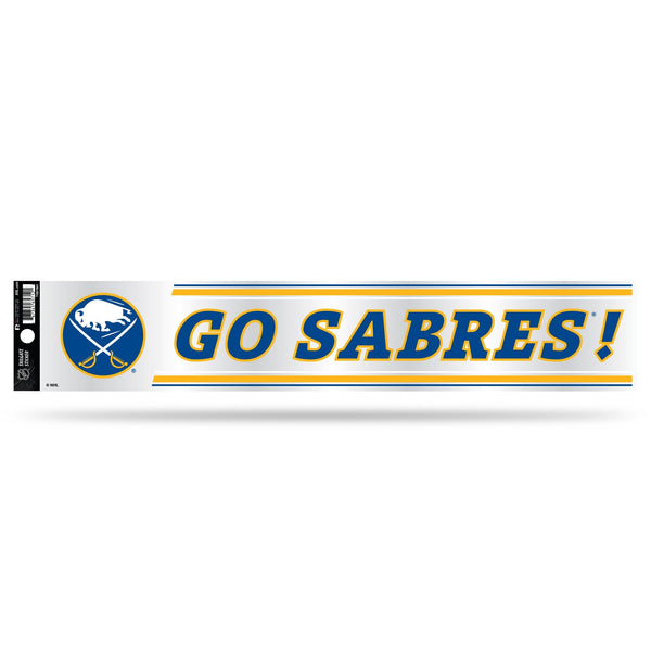 Wholesale NHL Buffalo Sabres 3" x 17" Tailgate Sticker For Car/Truck/SUV By Rico Industries