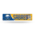 Wholesale NHL Buffalo Sabres Plastic 4" x 16" Street Sign By Rico Industries