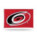 Wholesale NHL Carolina Hurricanes 3' x 5' Classic Banner Flag - Single Sided - Indoor or Outdoor - Home Décor By Rico Industries