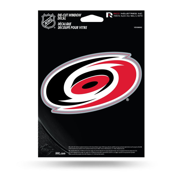 Wholesale NHL Carolina Hurricanes 5" x 7" Vinyl Die-Cut Decal - Car/Truck/Home Accessory By Rico Industries