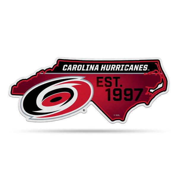 Wholesale NHL Carolina Hurricanes Classic State Shape Cut Pennant - Home and Living Room Décor - Soft Felt EZ to Hang By Rico Industries