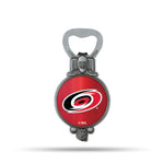 Wholesale NHL Carolina Hurricanes Magnetic Bottle Opener, Stainless Steel, Strong Magnet to Display on Fridge By Rico Industries