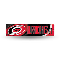 Wholesale NHL Carolina Hurricanes Plastic 4" x 16" Street Sign By Rico Industries