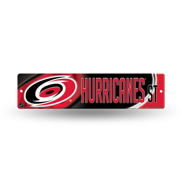 Wholesale NHL Carolina Hurricanes Plastic 4" x 16" Street Sign By Rico Industries