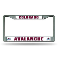 Wholesale NHL Colorado Avalanche 12" x 6" Silver Chrome Car/Truck/SUV Auto Accessory By Rico Industries