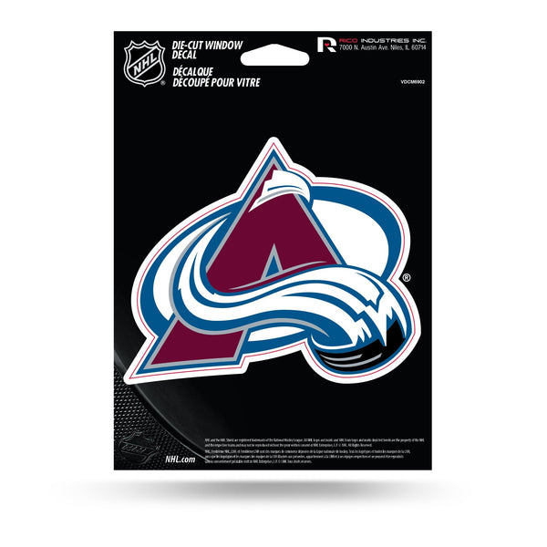 Wholesale NHL Colorado Avalanche 5" x 7" Vinyl Die-Cut Decal - Car/Truck/Home Accessory By Rico Industries