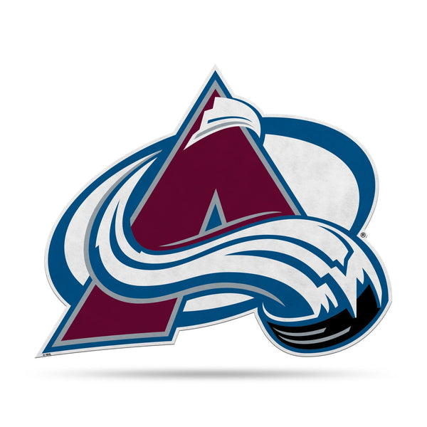 Wholesale NHL Colorado Avalanche Classic Team Logo Shape Cut Pennant - Home and Living Room Décor - Soft Felt EZ to Hang By Rico Industries