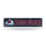 Wholesale NHL Colorado Avalanche Plastic 4" x 16" Street Sign By Rico Industries