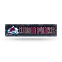 Wholesale NHL Colorado Avalanche Plastic 4" x 16" Street Sign By Rico Industries