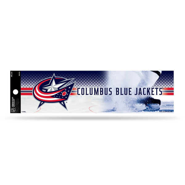 Wholesale NHL Columbus Blue Jackets 3" x 12" Car/Truck/Jeep Bumper Sticker By Rico Industries
