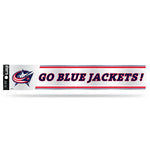 Wholesale NHL Columbus Blue Jackets 3" x 17" Tailgate Sticker For Car/Truck/SUV By Rico Industries