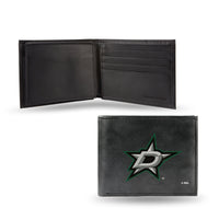 Wholesale NHL Dallas Stars Embroidered Genuine Leather Billfold Wallet 3.25" x 4.25" - Slim By Rico Industries