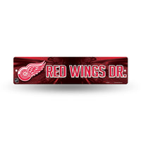 Wholesale NHL Detroit Red Wings Plastic 4" x 16" Street Sign By Rico Industries