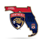 Wholesale NHL Florida Panthers Classic State Shape Cut Pennant - Home and Living Room Décor - Soft Felt EZ to Hang By Rico Industries
