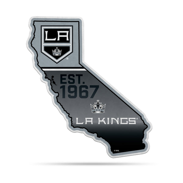 Wholesale NHL Los Angeles Kings Classic State Shape Cut Pennant - Home and Living Room Décor - Soft Felt EZ to Hang By Rico Industries