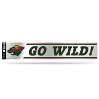 Wholesale NHL Minnesota Wild 3" x 17" Tailgate Sticker For Car/Truck/SUV By Rico Industries