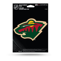 Wholesale NHL Minnesota Wild 5" x 7" Vinyl Die-Cut Decal - Car/Truck/Home Accessory By Rico Industries