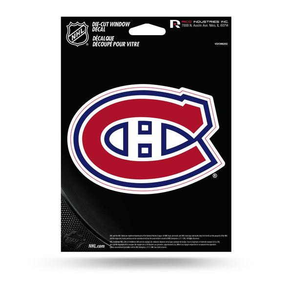 Wholesale NHL Montreal Canadiens 5" x 7" Vinyl Die-Cut Decal - Car/Truck/Home Accessory By Rico Industries