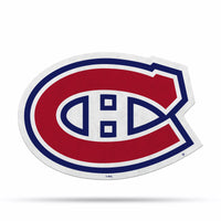 Wholesale NHL Montreal Canadiens Classic Team Logo Shape Cut Pennant - Home and Living Room Décor - Soft Felt EZ to Hang By Rico Industries