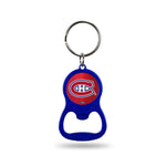 Wholesale NHL Montreal Canadiens Metal Keychain - Beverage Bottle Opener With Key Ring - Pocket Size By Rico Industries