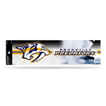 Wholesale NHL Nashville Predators 3" x 12" Car/Truck/Jeep Bumper Sticker By Rico Industries