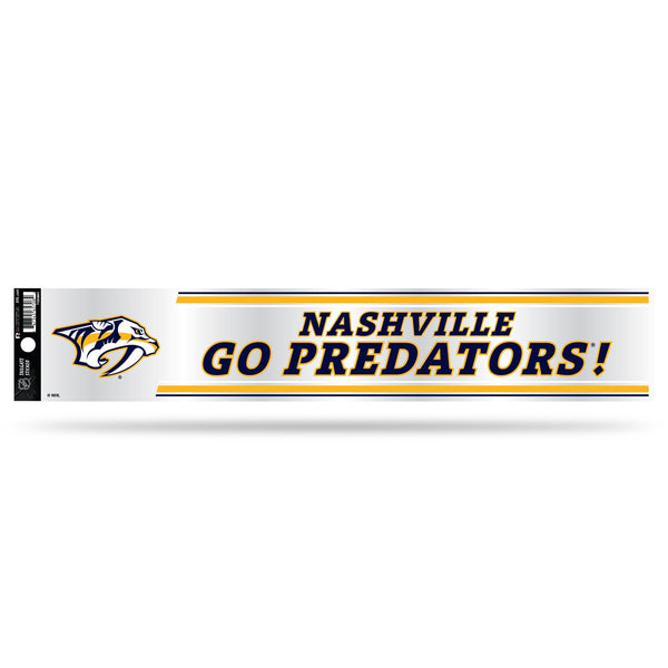 Wholesale NHL Nashville Predators 3" x 17" Tailgate Sticker For Car/Truck/SUV By Rico Industries