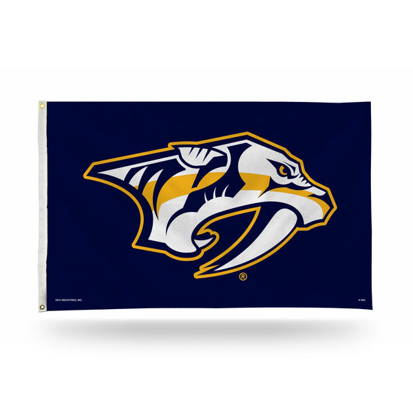Wholesale NHL Nashville Predators 3' x 5' Classic Banner Flag - Single Sided - Indoor or Outdoor - Home Décor By Rico Industries