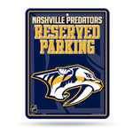 Wholesale NHL Nashville Predators 8.5" x 11" Metal Parking Sign - Great for Man Cave, Bed Room, Office, Home Décor By Rico Industries
