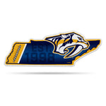 Wholesale NHL Nashville Predators Classic State Shape Cut Pennant - Home and Living Room Décor - Soft Felt EZ to Hang By Rico Industries