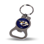 Wholesale NHL Nashville Predators Metal Keychain - Beverage Bottle Opener With Key Ring - Pocket Size By Rico Industries