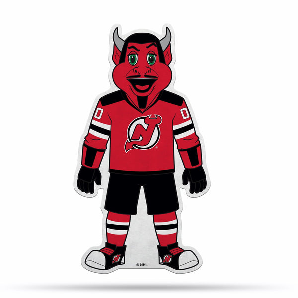 Wholesale NHL New Jersey Devils Classic Mascot Shape Cut Pennant - Home and Living Room Décor - Soft Felt EZ to Hang By Rico Industries
