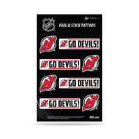 Wholesale NHL New Jersey Devils Peel & Stick Temporary Tattoos - Eye Black - Game Day Approved! By Rico Industries